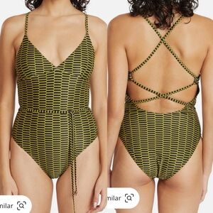 TANYA TAYLOR DAHLIA ONE PIECE SWIMSUIT S